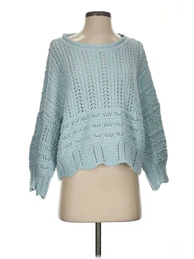 Pre-owned Altar'd State Pullover Sweater In Blue