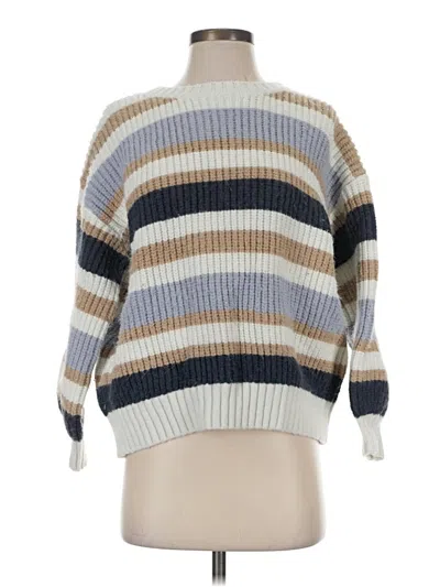 Pre-owned Altar'd State Pullover Sweater In Blue