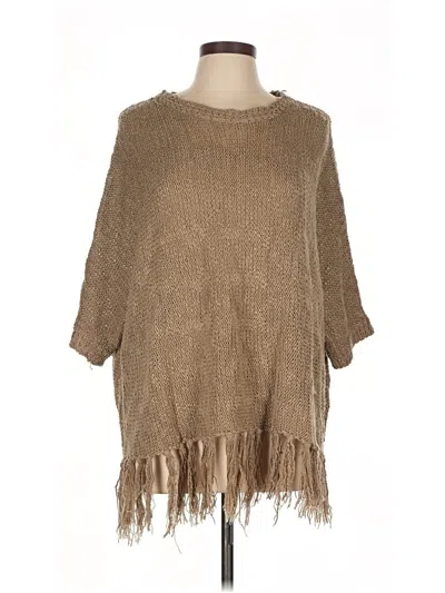 Pre-owned Altar'd State Pullover Sweater In Brown