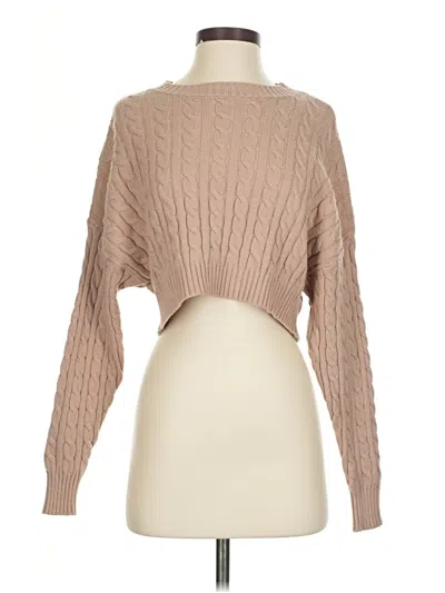 Pre-owned Altar'd State Pullover Sweater In Brown