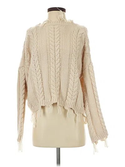 Pre-owned Altar'd State Pullover Sweater In Brown