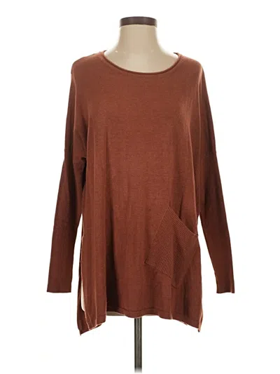 Pre-owned Altar'd State Pullover Sweater In Brown
