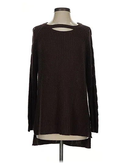 Pre-owned Altar'd State Pullover Sweater In Brown