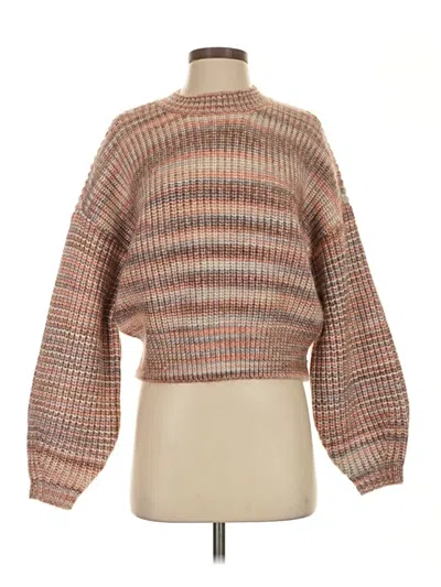 Pre-owned Altar'd State Pullover Sweater In Brown