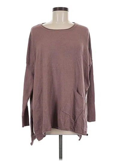 Pre-owned Altar'd State Pullover Sweater In Brown
