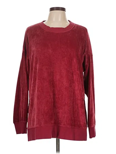 Pre-owned Altar'd State Pullover Sweater In Burgundy