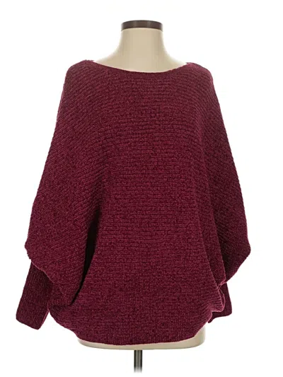 Pre-owned Altar'd State Pullover Sweater In Burgundy