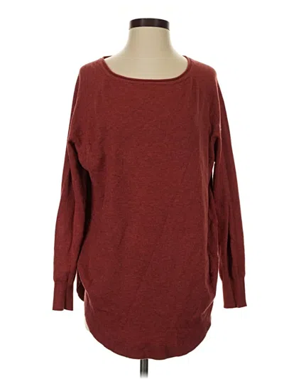 Pre-owned Altar'd State Pullover Sweater In Burgundy