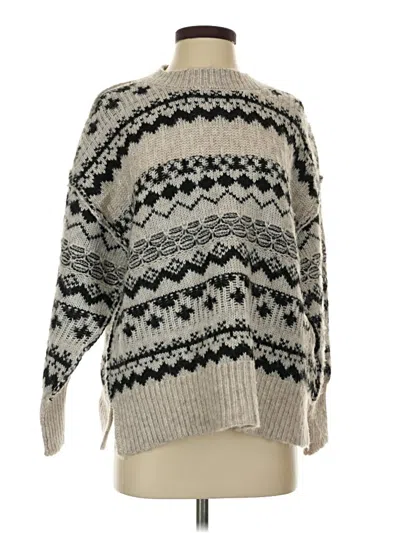 Pre-owned Altar'd State Pullover Sweater In Gray