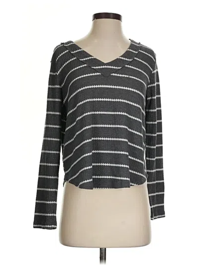 Pre-owned Altar'd State Pullover Sweater In Gray