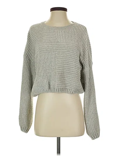 Pre-owned Altar'd State Pullover Sweater In Gray
