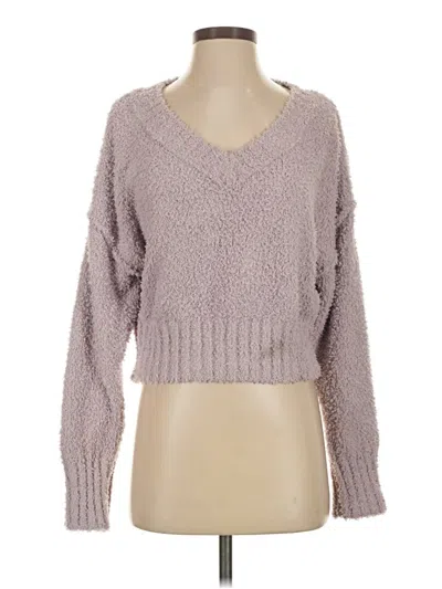 Pre-owned Altar'd State Pullover Sweater In Gray