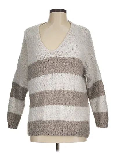 Pre-owned Altar'd State Pullover Sweater In Gray