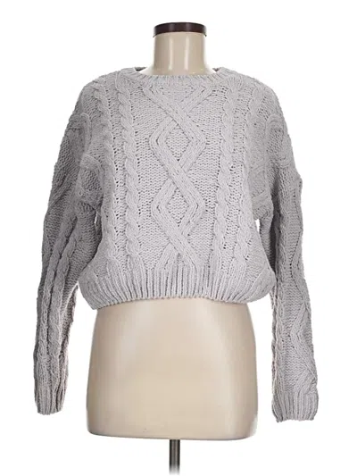 Pre-owned Altar'd State Pullover Sweater In Gray