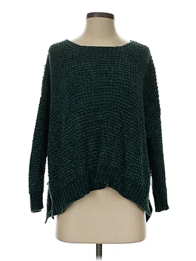 Pre-owned Altar'd State Pullover Sweater In Green