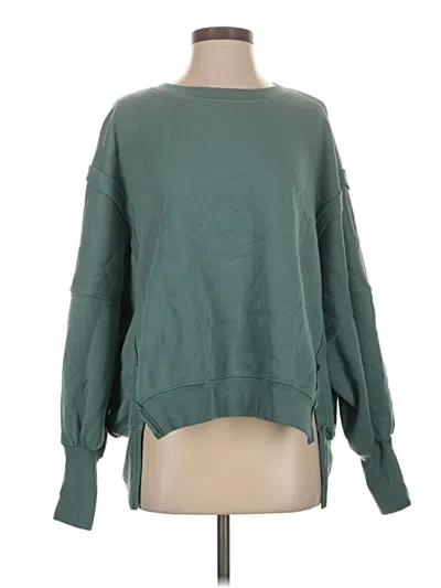 Pre-owned Altar'd State Pullover Sweater In Green