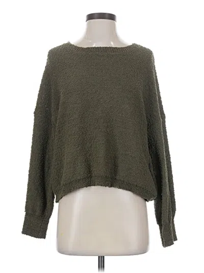 Pre-owned Altar'd State Pullover Sweater In Green