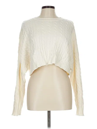 Pre-owned Altar'd State Pullover Sweater In Ivory