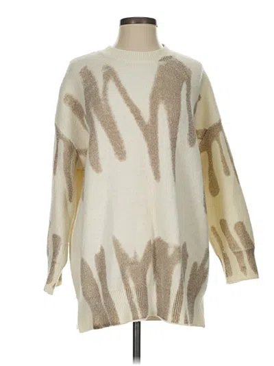 Pre-owned Altar'd State Pullover Sweater In Ivory