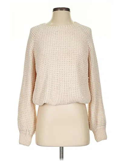Pre-owned Altar'd State Pullover Sweater In Ivory