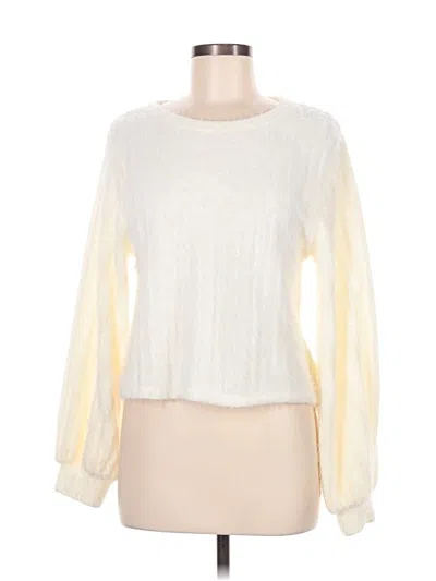 Pre-owned Altar'd State Pullover Sweater In Ivory