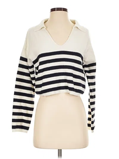 Pre-owned Altar'd State Pullover Sweater In Ivory