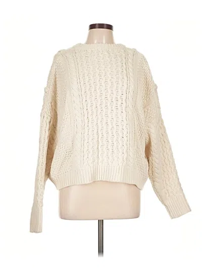 Pre-owned Altar'd State Pullover Sweater In Ivory