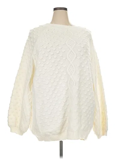 Pre-owned Altar'd State Pullover Sweater In Ivory