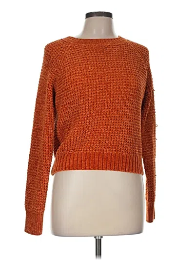 Pre-owned Altar'd State Pullover Sweater In Orange