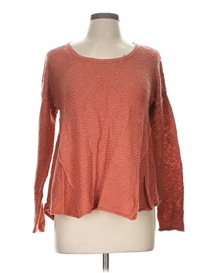 Pre-owned Altar'd State Pullover Sweater In Orange
