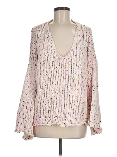 Pre-owned Altar'd State Pullover Sweater In Pink