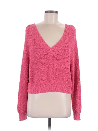 Pre-owned Altar'd State Pullover Sweater In Pink