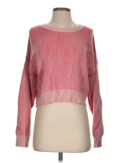 Pre-owned Altar'd State Pullover Sweater In Pink