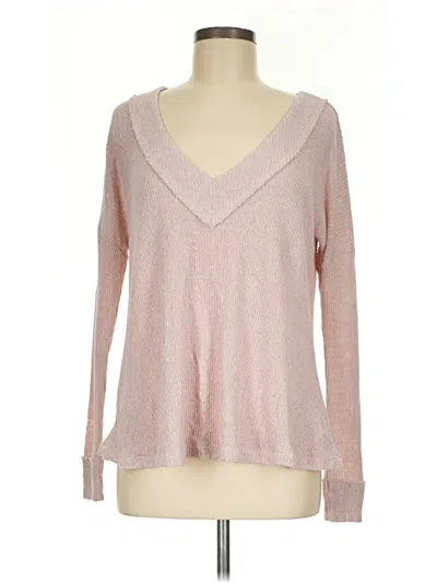 Pre-owned Altar'd State Pullover Sweater In Pink