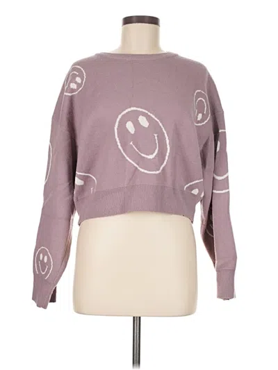 Pre-owned Altar'd State Pullover Sweater In Purple