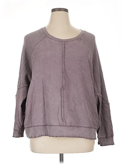 Pre-owned Altar'd State Pullover Sweater In Purple