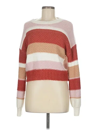 Pre-owned Altar'd State Pullover Sweater In Red