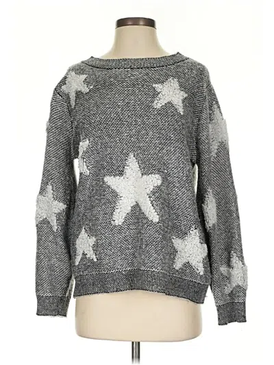 Pre-owned Altar'd State Pullover Sweater In Silver