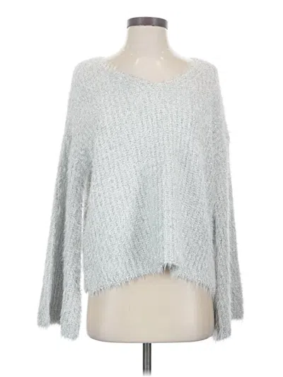 Pre-owned Altar'd State Pullover Sweater In Silver