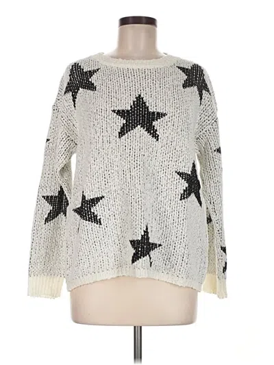 Pre-owned Altar'd State Pullover Sweater In Silver