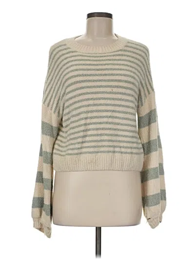 Pre-owned Altar'd State Pullover Sweater In Tan