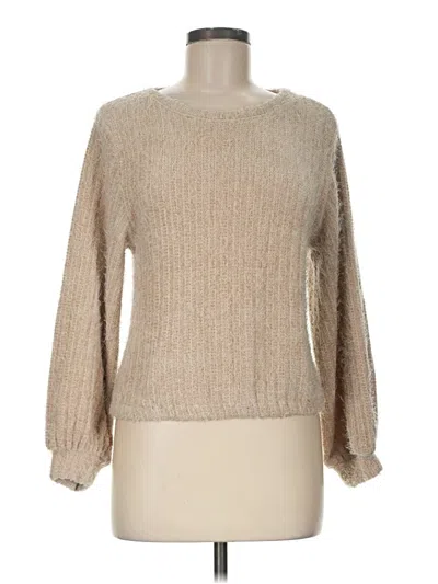 Pre-owned Altar'd State Pullover Sweater In Tan