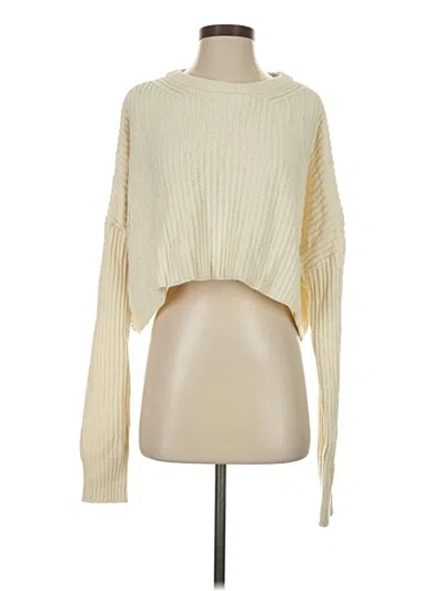 Pre-owned Altar'd State Pullover Sweater In White