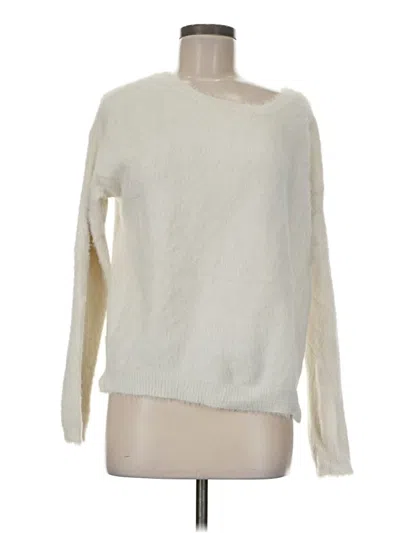 Pre-owned Altar'd State Pullover Sweater In White