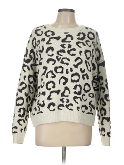 Pre-owned Altar'd State Pullover Sweater In White