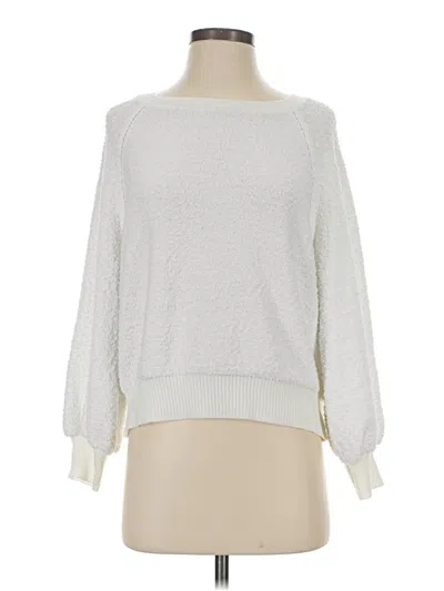 Pre-owned Altar'd State Pullover Sweater In White