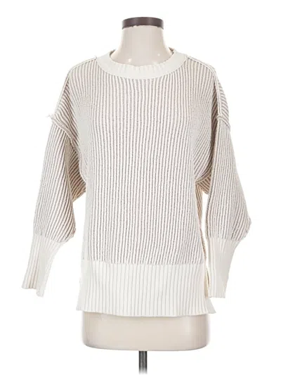 Pre-owned Altar'd State Pullover Sweater In White