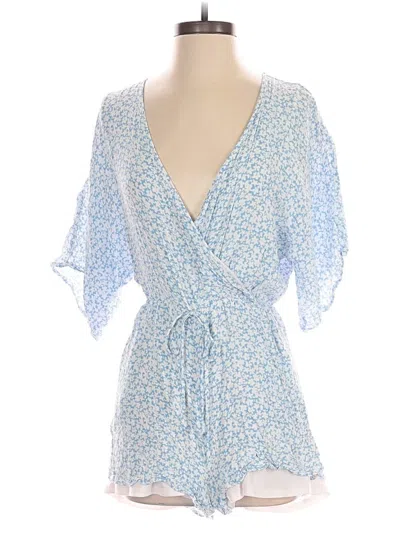 Pre-owned Altar'd State Romper In Blue