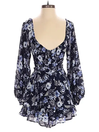 Pre-owned Altar'd State Romper In Blue