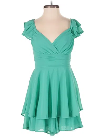 Pre-owned Altar'd State Romper In Blue